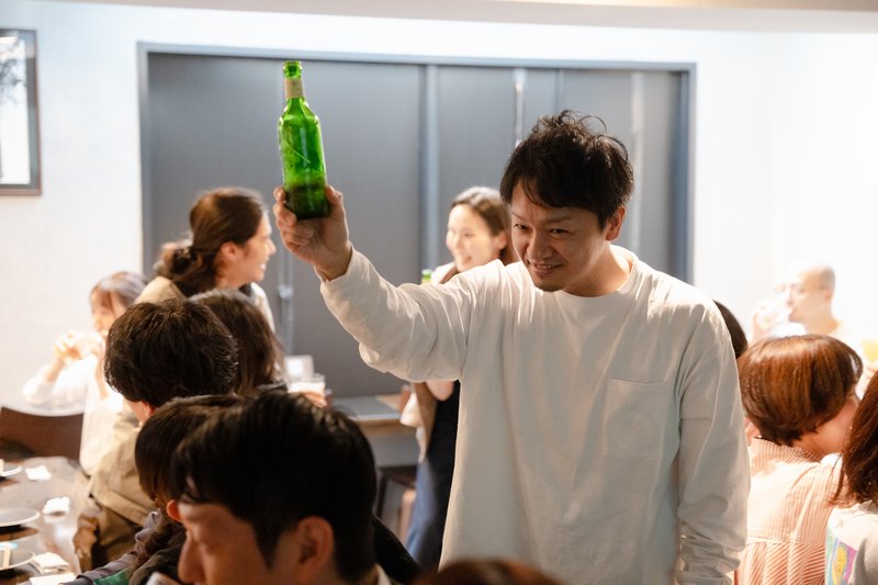 誰か乾杯してあげて