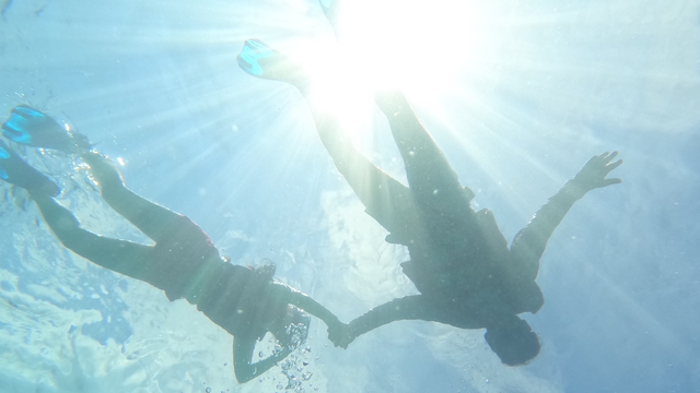 swimming