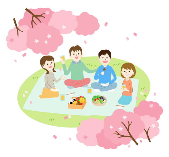 花見イラスト