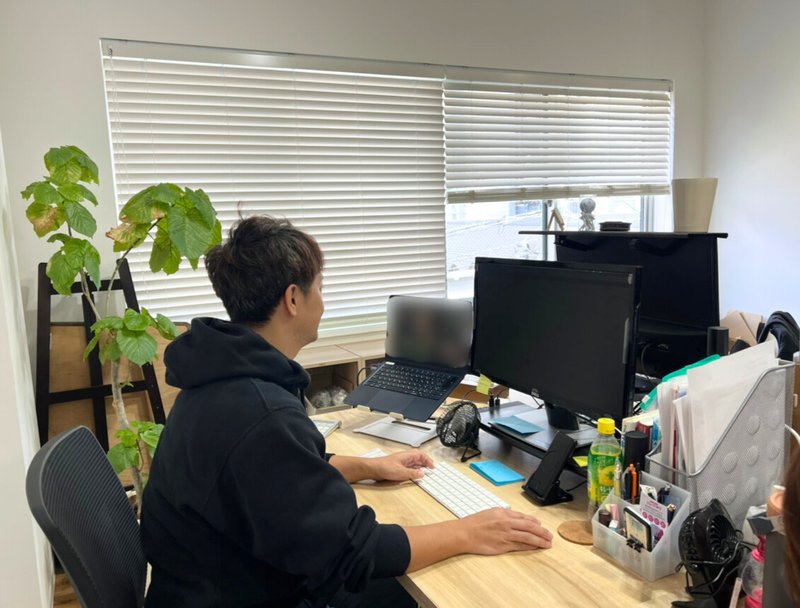 松嶋さんの作業風景