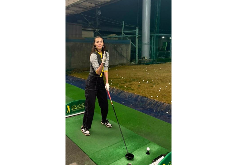 小野さんのゴルフの様子