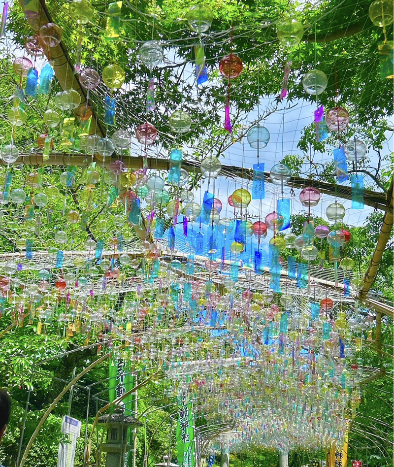 宮地嶽神社【風鈴祭り】：古賀